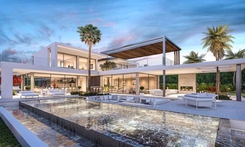 Belle Villa, Moderne avec Vue Mer à vendre à Nagüeles, sur le Golden Mile, Marbella 1278