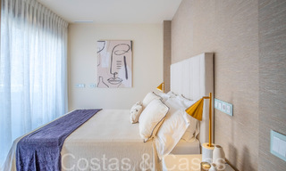 Nouvelles villas de luxe en première ligne de plage à vendre dans un complexe exclusif, New Golden Mile, Marbella 69836 