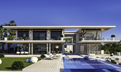 Superbe villa neuve, de style californien moderne à vendre, orientation sud, vue sur le golf, Benahavis - Marbella 11582