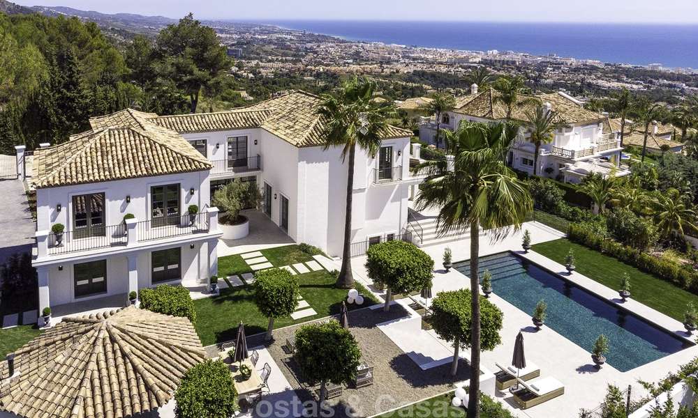 Impressionnante villa contemporaine de luxe avec vue spectaculaire sur la mer à vendre à Sierra Blanca, Golden Mile, Marbella 12550