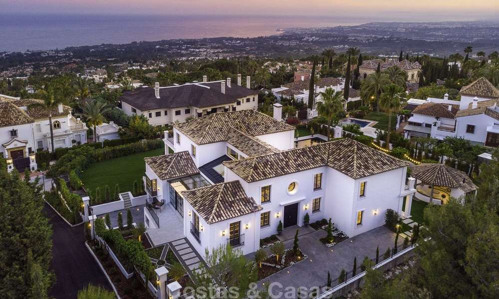 Impressionnante villa contemporaine de luxe avec vue spectaculaire sur la mer à vendre à Sierra Blanca, Golden Mile, Marbella 12582