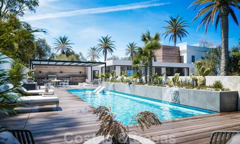 Villa élégamment rénovée au cœur de la vallée du Golf à Nueva Andalucia, Marbella. Près de Puerto Banus. 28058