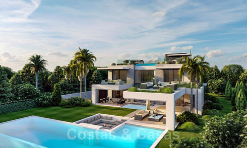 Villa moderne et luxueuse à vendre dans une communauté sécurisée située au Golden Mile, à Marbella 39708