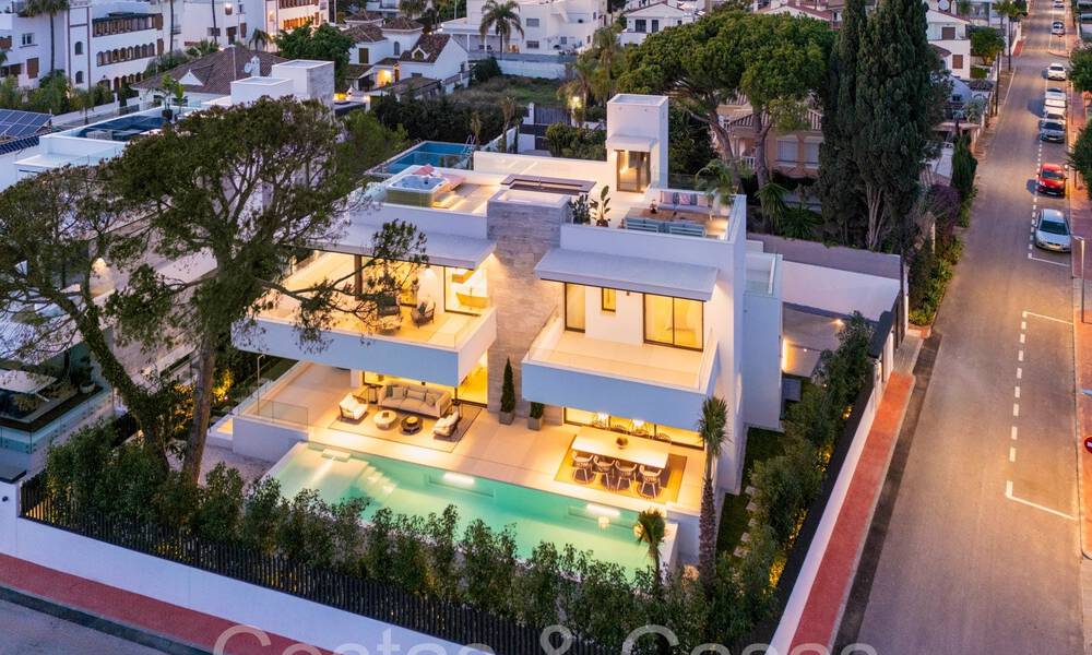 Villa moderne de construction neuve à vendre à distance de marche de la plage, à San Pedro de Alcantara, Marbella 71265