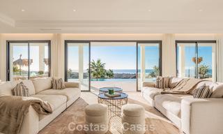 Villa design exclusive avec vue panoramique sur la mer à vendre dans un resort de golf cinq étoiles à Marbella - Benahavis 74771 