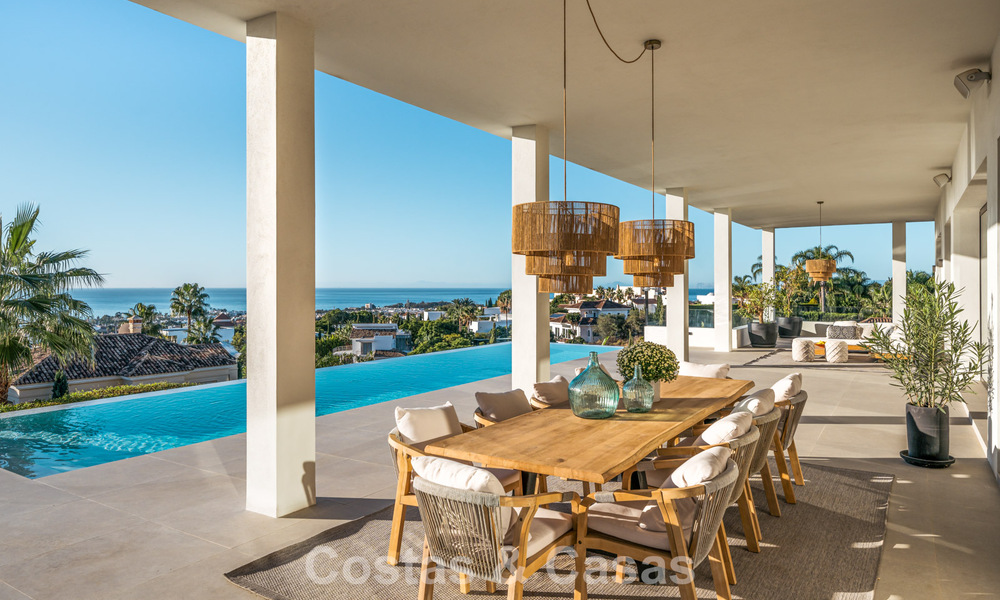 Villa design exclusive avec vue panoramique sur la mer à vendre dans un resort de golf cinq étoiles à Marbella - Benahavis 74776