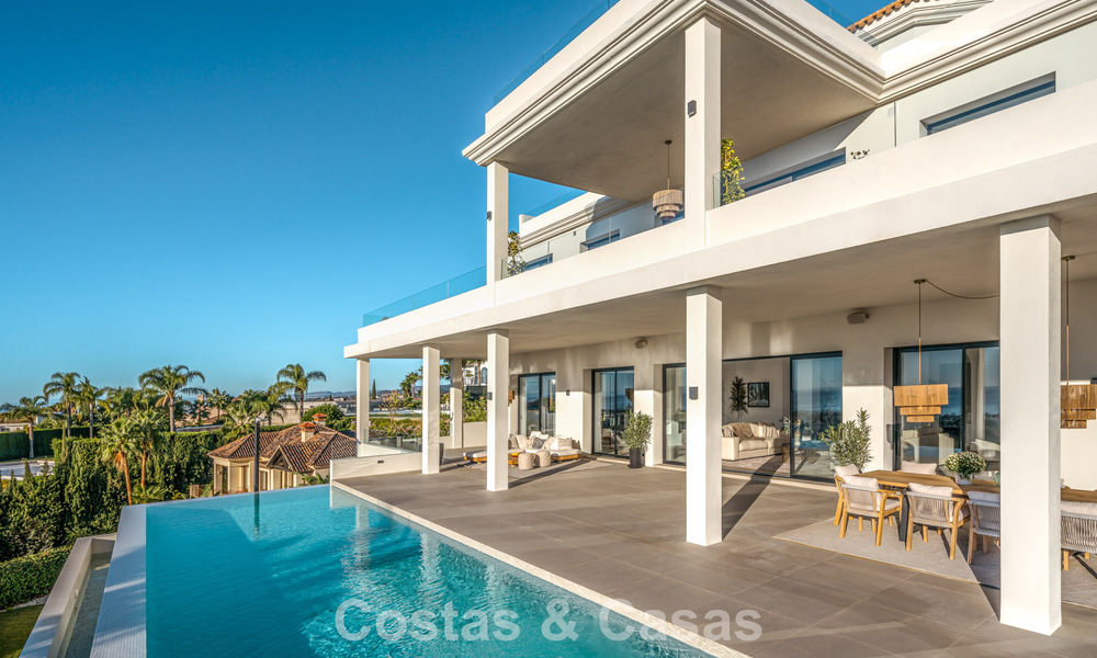 Villa design exclusive avec vue panoramique sur la mer à vendre dans un resort de golf cinq étoiles à Marbella - Benahavis 74778