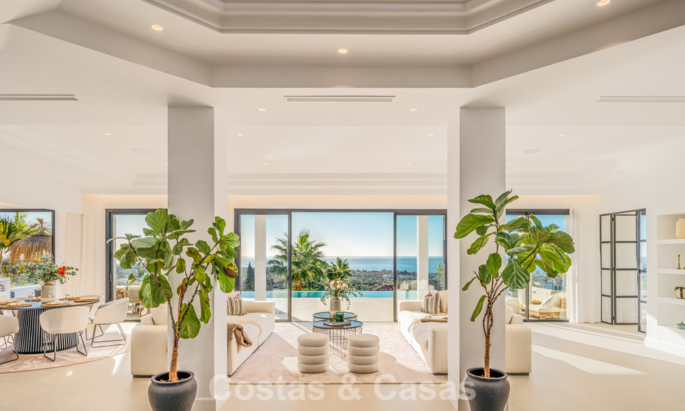 Villa design exclusive avec vue panoramique sur la mer à vendre dans un resort de golf cinq étoiles à Marbella - Benahavis 74788