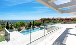 Nouvelle villa design et moderne à vendre avec vue imprenable sur la mer dans un complexe de golf cinq étoiles à Marbella - Benahavis 68471 