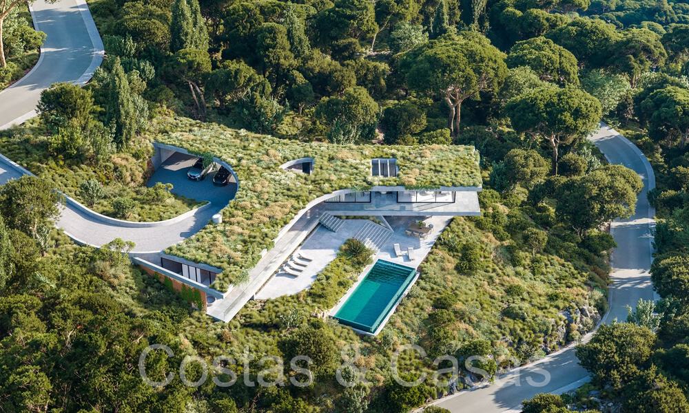 Nouvelle villa design haut de gamme à vendre entièrement nichée dans la nature sur les collines de Marbella - Benahavis 68853