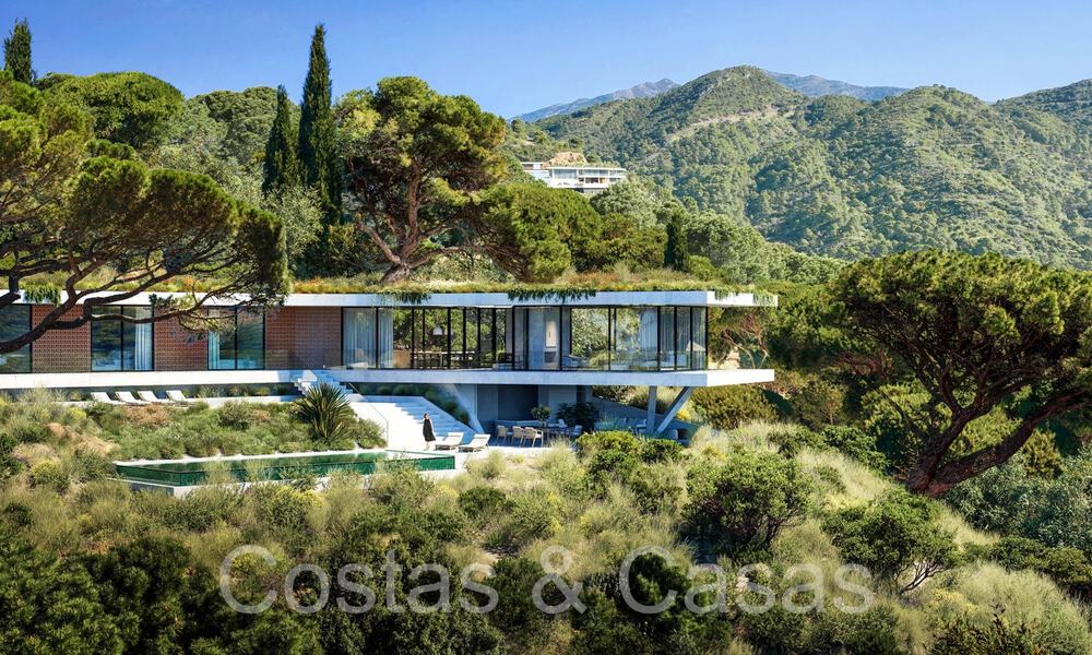 Nouvelle villa design haut de gamme à vendre entièrement nichée dans la nature sur les collines de Marbella - Benahavis 68855