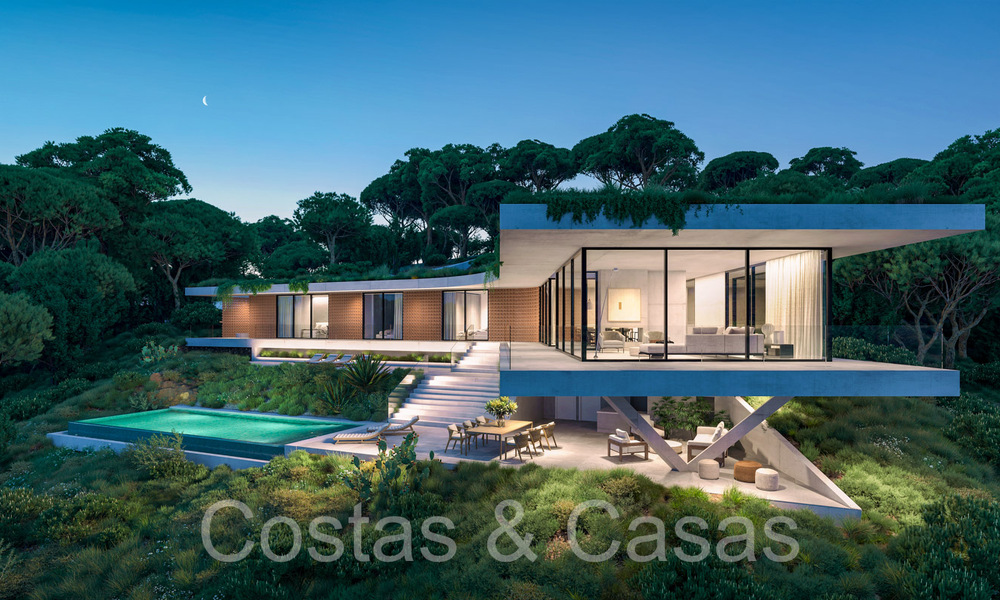 Nouvelle villa design haut de gamme à vendre entièrement nichée dans la nature sur les collines de Marbella - Benahavis 68856