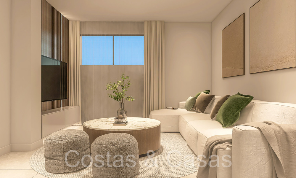 Nouvelles maisons contemporaines de luxe à vendre dans la vallée du golf de Mijas, Costa del Sol 68875