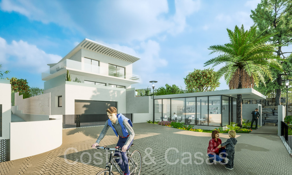 Nouvelles maisons contemporaines de luxe à vendre dans la vallée du golf de Mijas, Costa del Sol 68879