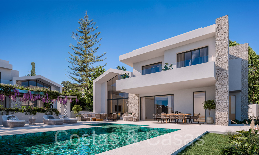 Nouvelles villas à vendre avec vue panoramique sur la mer à quelques pas du centre de San Pedro, Marbella 67335