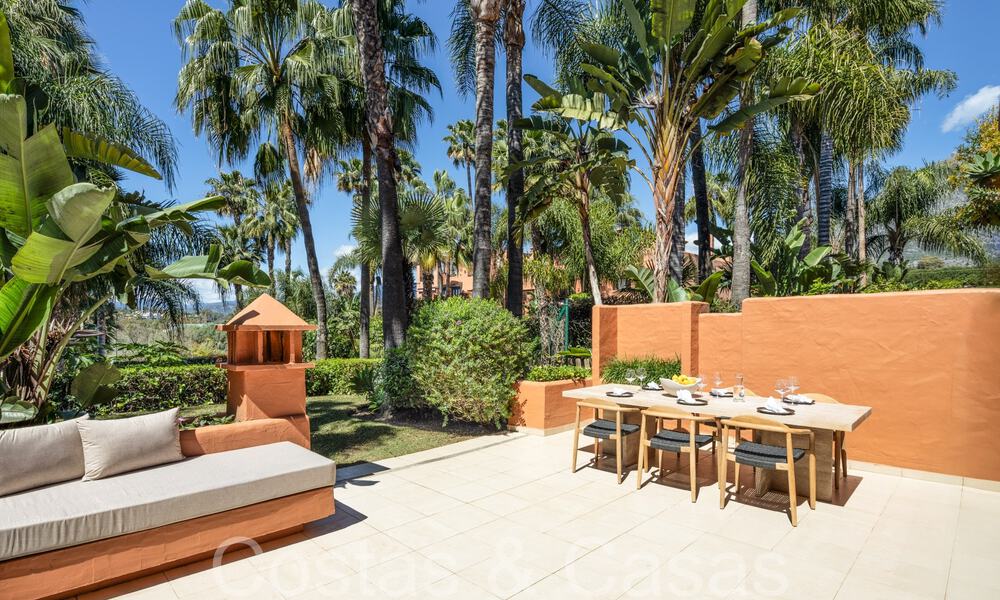 Superbe maison de ville méditerranéenne à vendre dans une urbanisation très réputée et sécurisée sur le Golden Mile de Marbella 67353