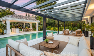 Villa méditerranéenne sophistiquée de plain-pied à vendre à quelques pas du parcours de golf de Las Brisas à Nueva Andalucia, Marbella 67475 