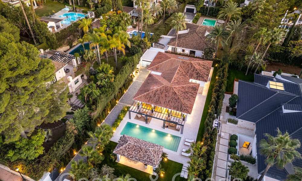 Villa méditerranéenne sophistiquée de plain-pied à vendre à quelques pas du parcours de golf de Las Brisas à Nueva Andalucia, Marbella 67496