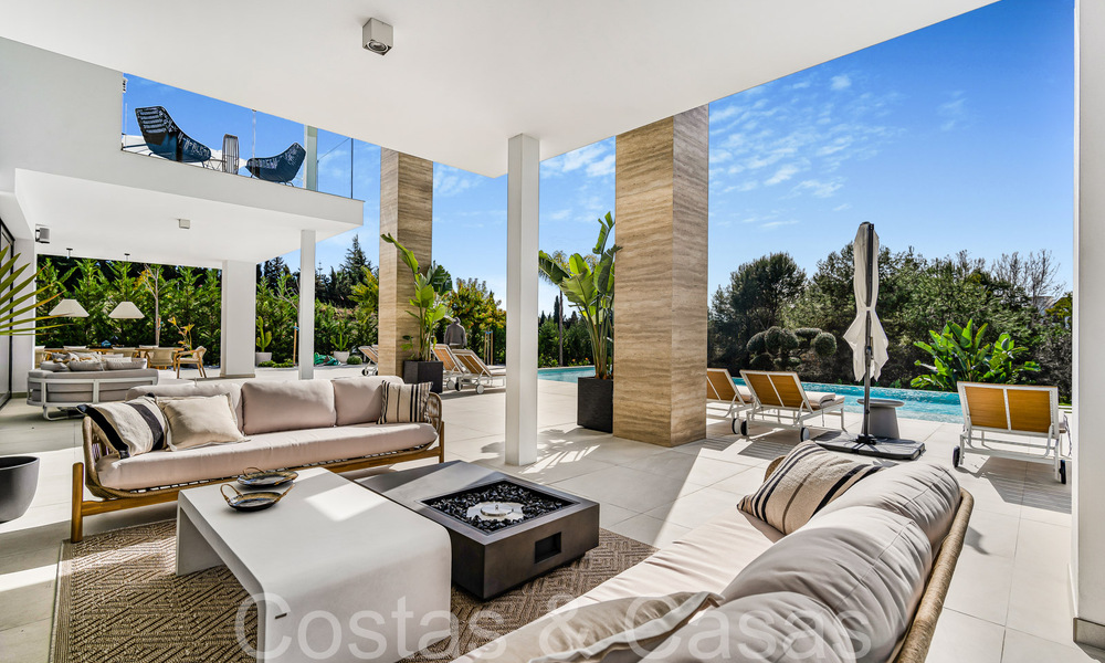 Villa de luxe moderniste à vendre dans un quartier résidentiel exclusif et fermé sur le Golden Mile de Marbella 67681