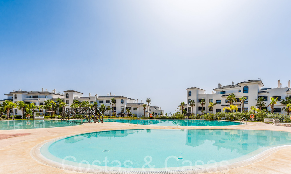 Prêt à emménager, spacieux penthouse avec vue panoramique sur la mer à vendre dans les collines d'Estepona, à proximité du centre 67522