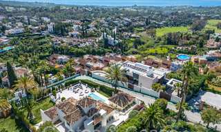 Villa de luxe élégamment rénovée avec vue sur la mer à vendre dans la vallée du golf de Nueva Andalucia, Marbella 67754 