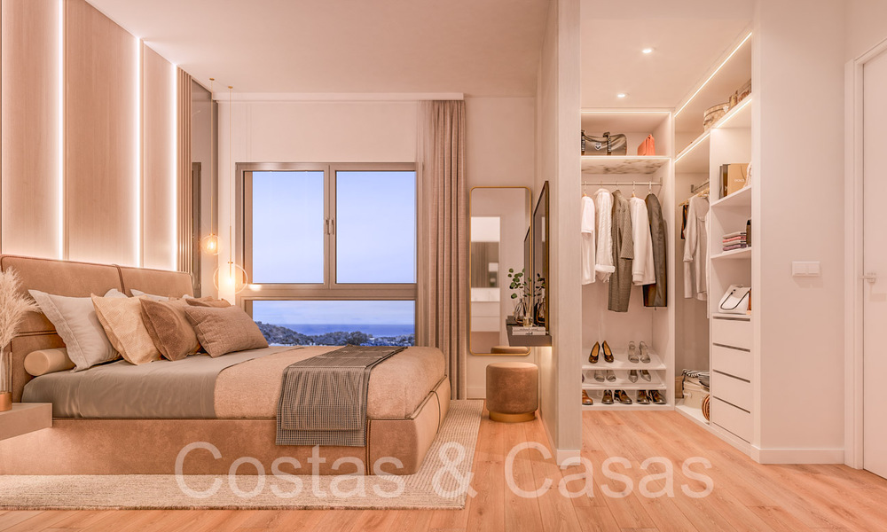 Appartements contemporains en première ligne de golf dans un nouveau complexe à Casares, Costa del Sol 67850