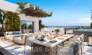 Appartements contemporains en première ligne de golf dans un nouveau complexe à Casares, Costa del Sol 67852 