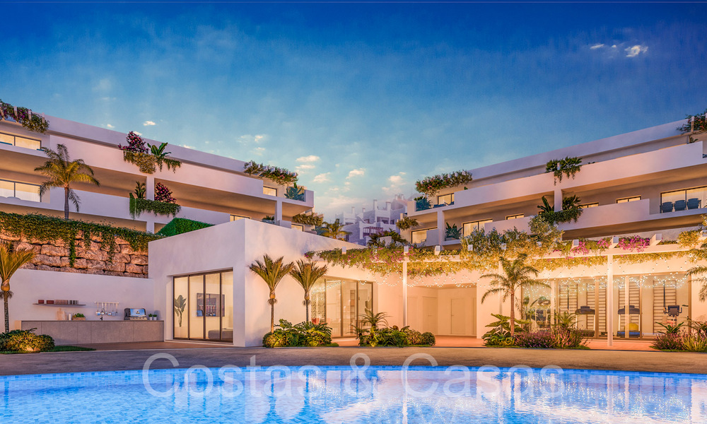 Appartements contemporains en première ligne de golf dans un nouveau complexe à Casares, Costa del Sol 67854