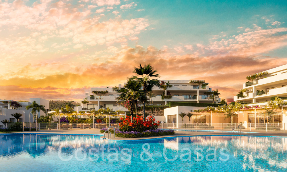 Appartements contemporains en première ligne de golf dans un nouveau complexe à Casares, Costa del Sol 67855