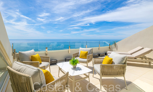 Penthouse en duplex luxueux et moderne avec vue panoramique sur la mer à vendre à Benalmadena, Costa del Sol 68007