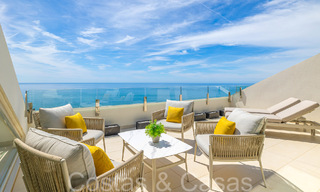 Penthouse en duplex luxueux et moderne avec vue panoramique sur la mer à vendre à Benalmadena, Costa del Sol 68007 