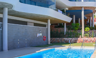 Penthouse en duplex luxueux et moderne avec vue panoramique sur la mer à vendre à Benalmadena, Costa del Sol 68020 