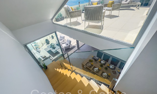 Penthouse en duplex luxueux et moderne avec vue panoramique sur la mer à vendre à Benalmadena, Costa del Sol 68027 