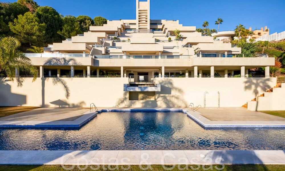 Luxueux appartement à vendre avec vue dégagée et panoramique sur la mer à Nueva Andalucia, Marbella 68087