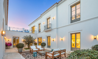 Villa de luxe prête à emménager au design méditerranéen contemporain à vendre dans un prestigieux quartier de golf à Nueva Andalucia, Marbella 68377 