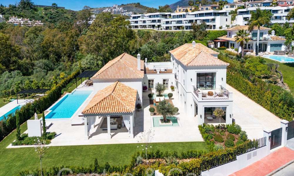 Villa de luxe prête à emménager au design méditerranéen contemporain à vendre dans un prestigieux quartier de golf à Nueva Andalucia, Marbella 68383