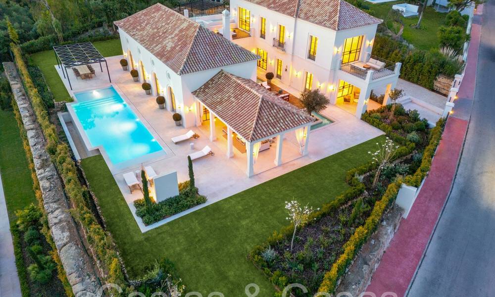 Villa de luxe prête à emménager au design méditerranéen contemporain à vendre dans un prestigieux quartier de golf à Nueva Andalucia, Marbella 68385