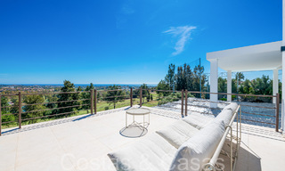 Villa design haut de gamme prête à emménager à vendre, en première ligne de golf avec vue sur la mer à Benahavis - Marbella 68411 