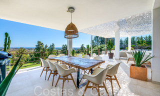 Villa design haut de gamme prête à emménager à vendre, en première ligne de golf avec vue sur la mer à Benahavis - Marbella 68416 