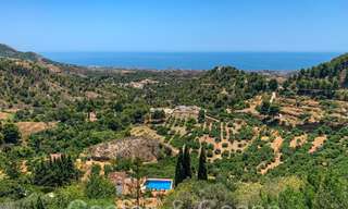 Projet de villa sur plan avec vue panoramique sur la mer à vendre dans les collines de Mijas Pueblo, Costa del Sol 68449 