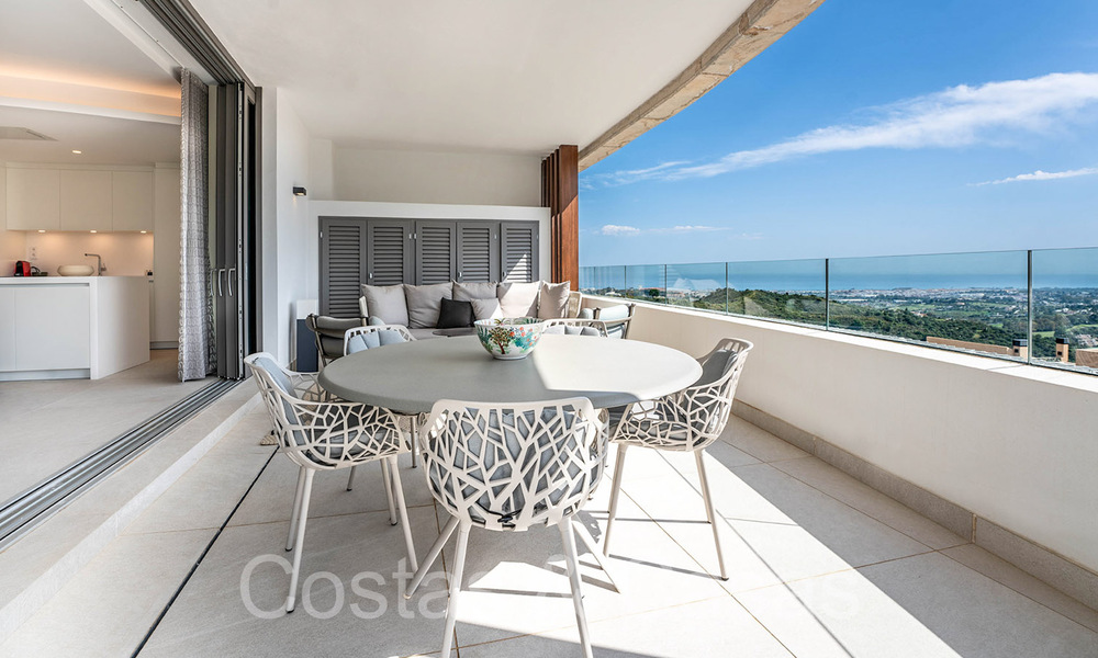 Prêt à emménager, appartement de prestige avec vue panoramique sur la mer à vendre à Marbella - Benahavis 68599