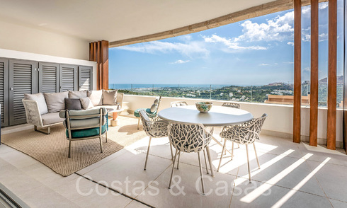 Prêt à emménager, appartement de prestige avec vue panoramique sur la mer à vendre à Marbella - Benahavis 68600