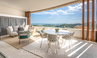 Prêt à emménager, appartement de prestige avec vue panoramique sur la mer à vendre à Marbella - Benahavis 68600 