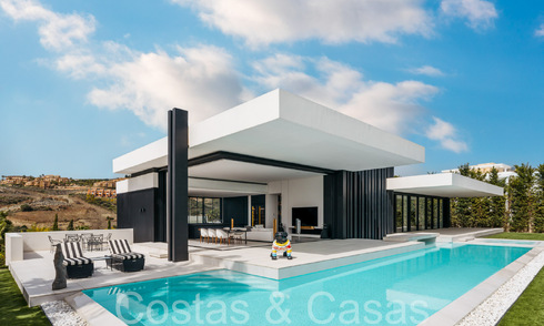 Villa moderne de plain-pied et luxueuse à vendre directement sur le terrain de golf à Benahavis - Marbella 68469