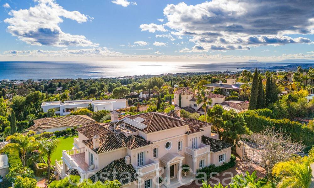 Villa méditerranéenne classique avec vue imprenable sur la mer à vendre dans la Cascada de Camojan à Marbella 68502