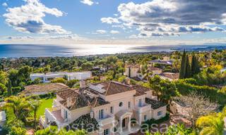 Villa méditerranéenne classique avec vue imprenable sur la mer à vendre dans la Cascada de Camojan à Marbella 68502 