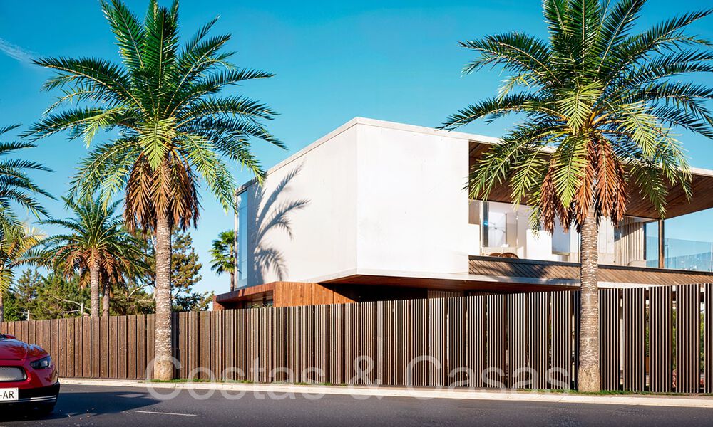 Villas modernes de nouvelle construction à vendre à distance de marche d'un magnifique club-house de golf sur le New Golden Mile, entre Marbella et Estepona 68544