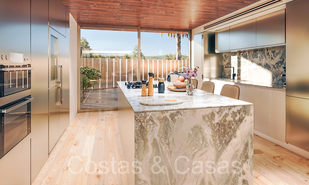 Villas modernes de nouvelle construction à vendre à distance de marche d'un magnifique club-house de golf sur le New Golden Mile, entre Marbella et Estepona 68555