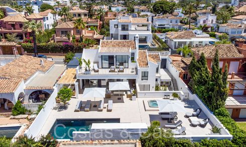 Prête à emménager, chic villa de luxe méditerranéenne à vendre, près de la plage à l'est du centre de Marbella 68652