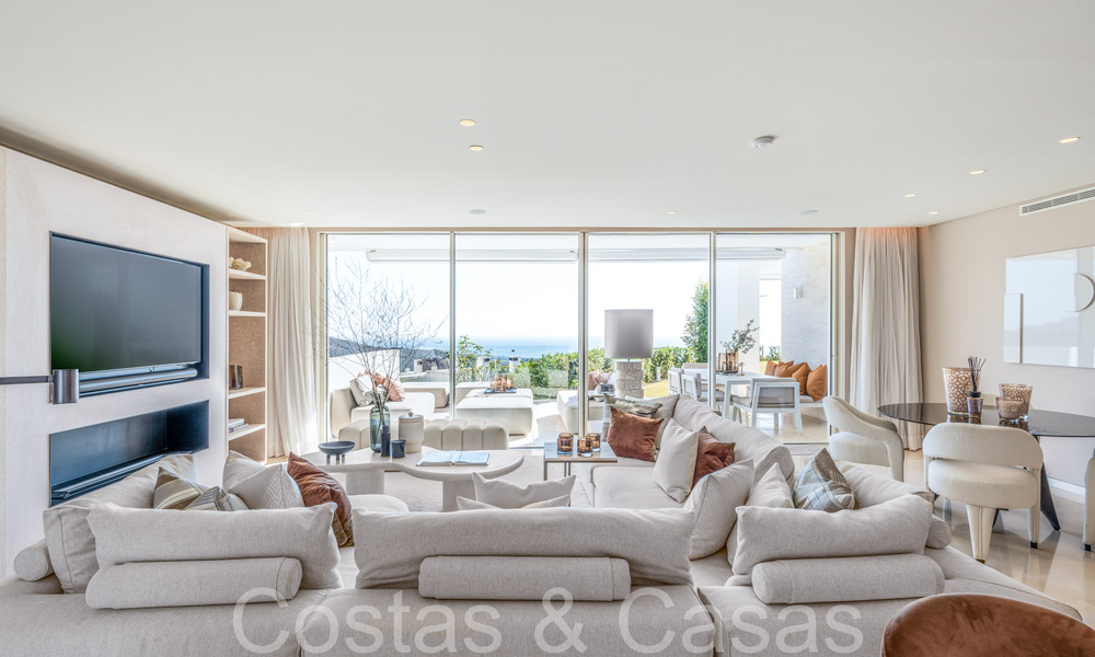 Prêt à emménager! Appartement de jardin contemporain avec de belles vues sur la mer à vendre, à quelques minutes en voiture du centre de Marbella 68661